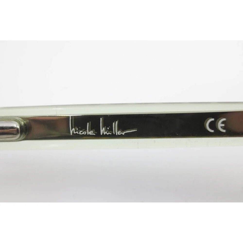 Nicole Miller Heyward C03 Blue Silver Cat Eye Eyeglasses Frames 52-16-130 38341